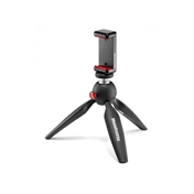 MANFROTTO MINI TRIPOD BK W/ PHONE CLAMP MKPIXICLAMP-BK