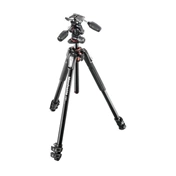 Manfrotto Hobbist 190XPRO 3 szekciós fotó állvány és X-PRO 3W fotó fej állványszett Manfrotto Hobbist 190XPRO 3 szekciós fotó állvány és X-PRO 3W fotó fej állványszett