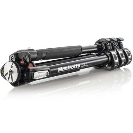 Manfrotto Hobbist 190XPRO 4 szekciós alu fotó állvány és X-PRO 3W fotó fej állványszett Manfrotto Hobbist 190XPRO 4 szekciós alu fotó állvány és X-PRO 3W fotó fej állványszett
