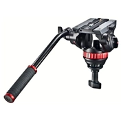 MANFROTTO MVH502A pro fej, 546B alu állvány, ikerláb, középterpesz