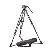 Manfrotto 546BK-1 videó állvány és MVH502A videó fej szett