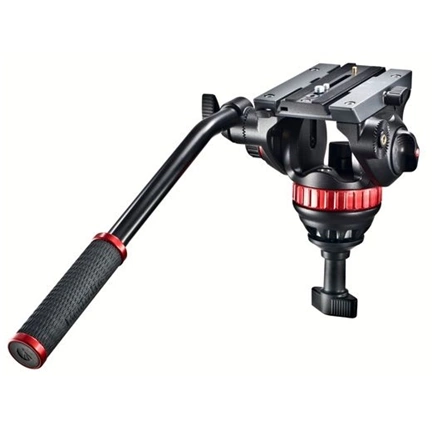 Manfotto MVK502AM-1 MVH502A fluid videófej + MVT502AM alu videóállvány, középterpesz szett Manfotto MVK502AM-1 MVH502A fluid videófej + MVT502AM alu videóállvány, középterpesz szett