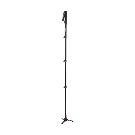 Manfrotto XPRO 4 szekciós alu videó monopod + fluidtech talp egylábú állvány szett Manfrotto XPRO 4 szekciós alu videó monopod + fluidtech talp egylábú állvány szett
