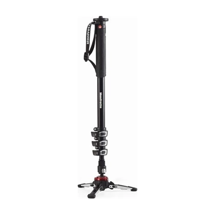 Manfrotto XPRO 4 szekciós alu videó monopod + fluidtech talp egylábú állvány szett Manfrotto XPRO 4 szekciós alu videó monopod + fluidtech talp egylábú állvány szett