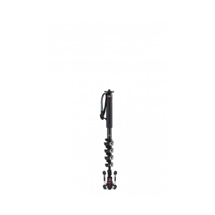 Manfrotto XPRO 5 szekciós karbon  videó monopod fluidtech talppal