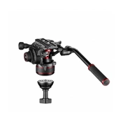 MANFROTTO Nitrotech 608 fej + 645 Fast Alu állvány, középterp. ikerláb MVK608TWINFA