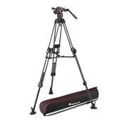 MANFROTTO Nitrotech 608 fej + 645 Fast karbon állvány, k.terp ikerláb MVK608TWINFC