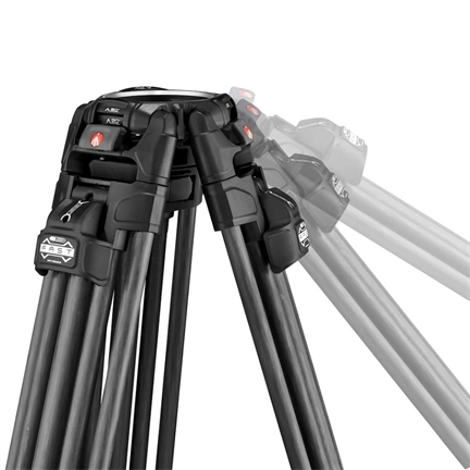 MANFROTTO Nitrotech 608 fej + 645 Fast karbon állvány, k.terp ikerláb MVK608TWINFC