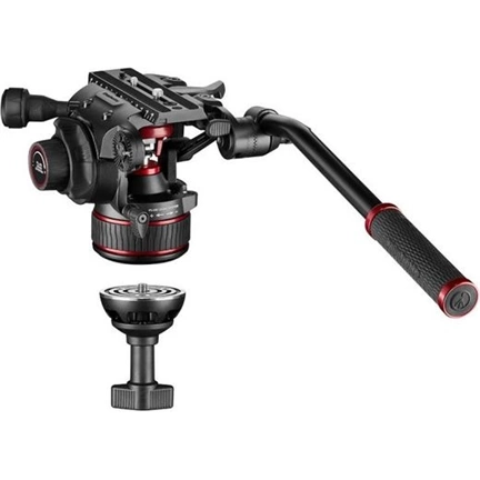 MANFROTTO Nitrotech 608 video fej + 536 magas CF állvány, szimpla láb MVK608CTALL