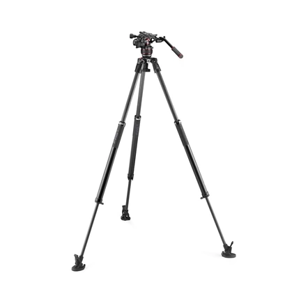 MANFROTTO Nitrotech 612 fej + 635 Fast karbon állvány, szimpla láb MVK612SNGFC