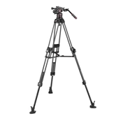 MANFROTTO Nitrotech 612 fej + 645 Fast karbon állvány, k.terp ikerláb MVK612TWINFC