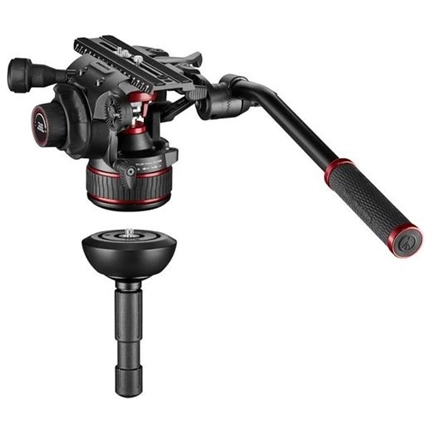 MANFROTTO Nitrotech 612 video fej + 536 magas CF állvány, szimpla láb MVK612CTALL