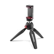 MANFROTTO Pixi mini állvány MII, univerzális okostelefon tartóval