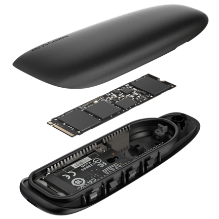 MBR ASUS COBBLE - külső ház - m.2 NVMe SSD > USB3.2 Type-C - ESD-A1A