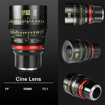 MEIKE Prime 50mm T2.1 Cine Lens for Full Frame PL/E/L/RF-EF