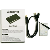 MOBIL RACK 2,5" CHIEFTECT CEB-2511 HDD SATA külső USB3.0 fekete