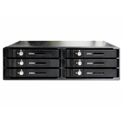 MOBIL RACK DELOCK 2,5" USB 2.0 külső 6db SATA HDD/SSD