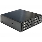 MOBIL RACK DELOCK 2,5" USB 2.0 külső 6db SATA HDD/SSD