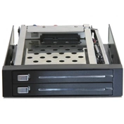 MOBIL RACK DELOCK 3,5" USB 2.0 / SATAII külső SATA HDD ház Szürke (47189)