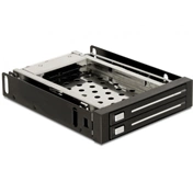 MOBIL RACK DELOCK 3,5" USB 2.0 / SATAII külső SATA HDD ház Szürke (47189)