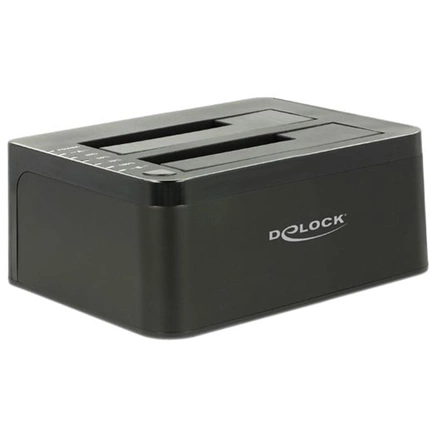 MOBIL RACK DELOCK Duál dokkoló állomás SATA HDD > USB 3.0 klónozási funkcióval
