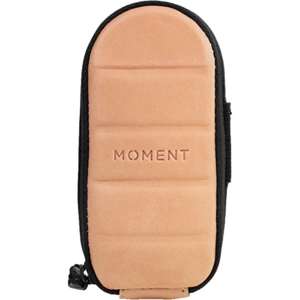 MOMENT Dual Mobile Lens Pouch - Natural Leather