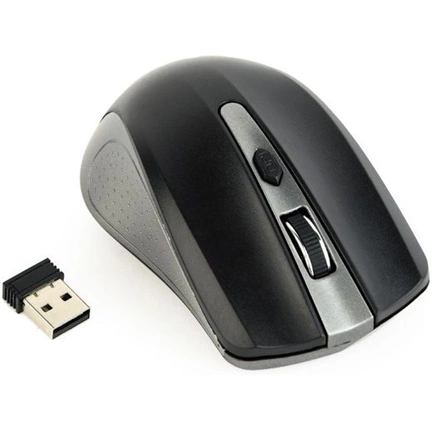 MOUSE GEMBIRD MUSW-4B-04 wireless fekete-szürke