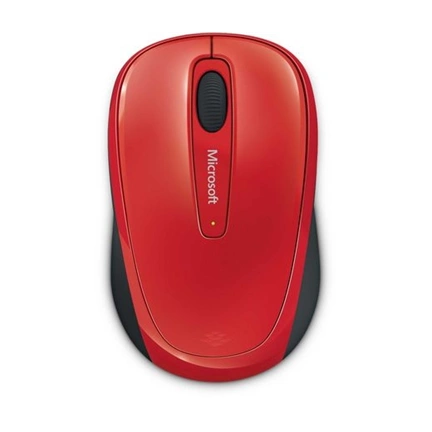 MOUSE MICROSOFT Wireless Mobile Mouse 3500 Optikai BlueTrack Flame Red Gloss