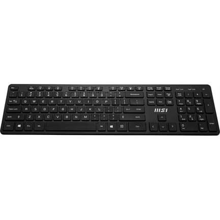 MSI ACCY Bill, RF1430  Vezetéknélküli billenytűzet +  MA04W  Vezetéknélküli egér, Fekete