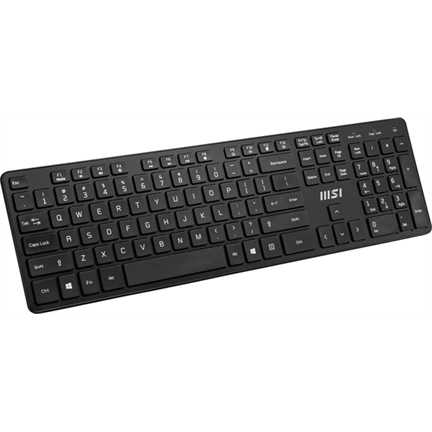 MSI ACCY Bill, RF1430  Vezetéknélküli billenytűzet +  MA04W  Vezetéknélküli egér, Fekete