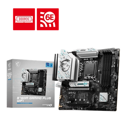 MSI Alaplap S1700 B760M GAMING PLUS WIF