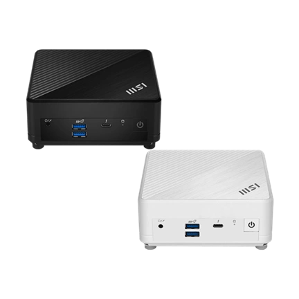 MSI Business DT Cubi 5 12M-406BEU, i5-1235U, Iris XE, M.2 NVME, 2,5" SATA, 4xUSB, Thunderbolt 4, HDMI, DP, 2xRJ45, Black