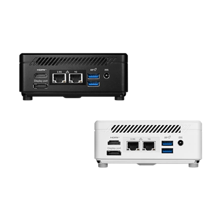 MSI Business DT Cubi 5 12M-406BEU, i5-1235U, Iris XE, M.2 NVME, 2,5" SATA, 4xUSB, Thunderbolt 4, HDMI, DP, 2xRJ45, Black