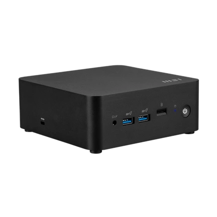 MSI Business DT Cubi NUC 1M-251BEU, Core 3 100U, DDR5, NVME, 2,5", AX+BT5.3, Thunderbolt4 x2, RJ45 x2, HDMI x2, Black