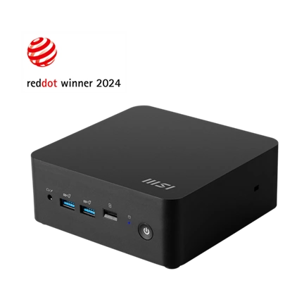 MSI Business DT Cubi NUC 1M-251BEU, Core 3 100U, DDR5, NVME, 2,5", AX+BT5.3, Thunderbolt4 x2, RJ45 x2, HDMI x2, Black