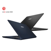 MSI Business NB Modern 15 B7M-455, 15.6" FHD, Ryzen 5 7430U, 16GB, 512GB M.2, INT, NOOS, Ezüst