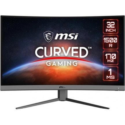 MSI G32C4 E2 31,5" FHD VA ívelt 1500R 1ms 170Hz
