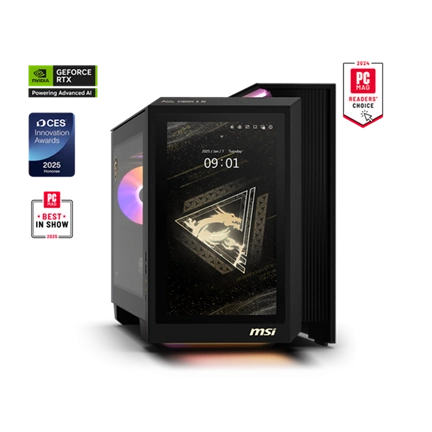 MSI GAMING DT MEG Vision X AI 2NVV7-047EU, Ultra 7 265K, 128GB, 2TB, RTX 5080 16GB, 1200W, Liquid, Win11H, 13" FHD panel