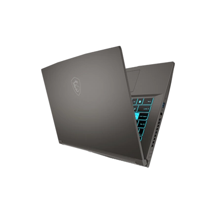 MSI Gaming NB Thin 15 B12VE-2853, 15.6" FHD 144Hz, i5-12450H, 16GB, 512GB M.2, RTX 4050 6GB, NOOS, Fekete
