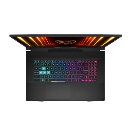 MSI Katana 17 HX B14WGK-073 notebook 17,3" QHD 165Hz, Intel Core i9-14900HX, 32GB, 1TB, RTX 5070 8GB, nincs OS, fekete