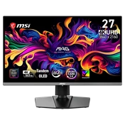 MSI MAG 272UP QD-OLED E16 gaming monitor 26,5" UHD 3840x2160, 165Hz, 150000:1 CR, 250cd/m2, 0,03ms, 2x HDMI, DP, USB-C