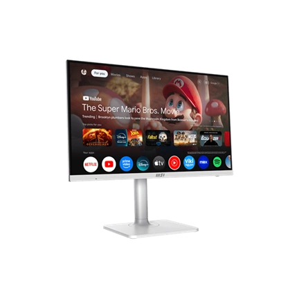 MSI Monitor Business Modern MD272UPSW 27" UHD, 3840x2160, 60Hz, IPS, 4ms, HDMI, DP, USB-C, White - SMART