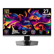 MSI Monitor GAMING MAG 272QP QD-OLED X50 26,5" WQHD 2560x1440, 500Hz, 150000:1 CR, 250cd/m2, 0,03ms, 2x HDMI, DP, USB-C