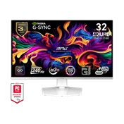 MSI Monitor GAMING MPG 321URXW QD-OLED 31,5" UHD 3840x2160, 240Hz, 150000:1 CR, 250cd/m2, 0,03ms, 2x HDMI, DP, USB-C MSI Monitor GAMING MPG 321URXW QD-OLED 31,5" UHD 3840x2160, 240Hz, 150000:1 CR, 250cd/m2, 0,03ms, 2x HDMI, DP, USB-C