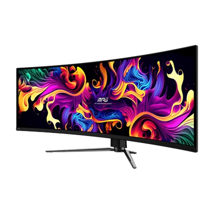 MSI Monitor GAMING MPG 491CQPX QD-OLED Ívelt 49" 5120x1440, 32:9, 1800R, 0,03ms, 240Hz, 2x HDMI, DP, USB-C, Black