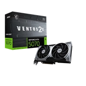 MSI Videokártya PCI-Ex16x nVIDIA RTX 5070 VENTUS 2X 12GB DDR7 OC