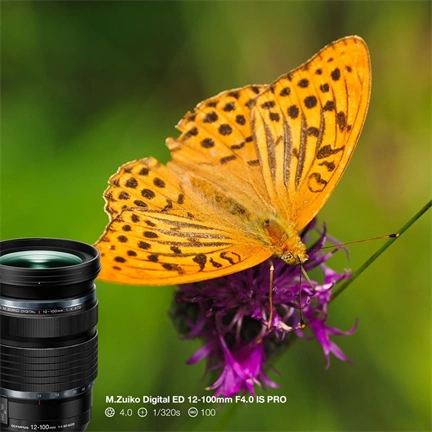 OM System M.Zuiko Digital 12-100mm f/4 ED IS PRO objektív (fekete) - 80 000 Ft cashback 2026/01/06-ig