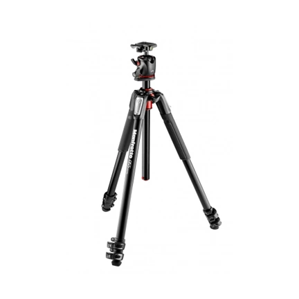 Manfrotto 055XPRO 3 szekciós alu fotó állvány és BHQ2 gömbfej állványszett