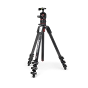 Manfrotto 055 kit karbon 4 szekciós állvány + gömbfej + MOVE