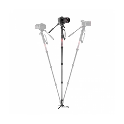 Manfrotto Element MII Video Monopod Alumínium kit Fluid Fejjel MVMELMIIA4LIVE
